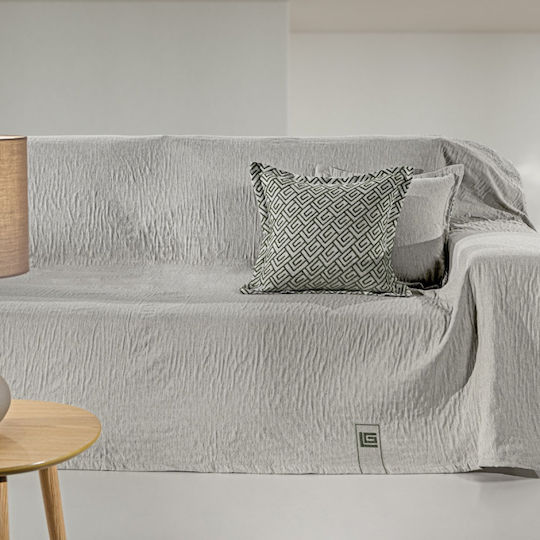 Guy Laroche Moreno Sofa Throw 2 Seater 2 Sides 180x250cm Green