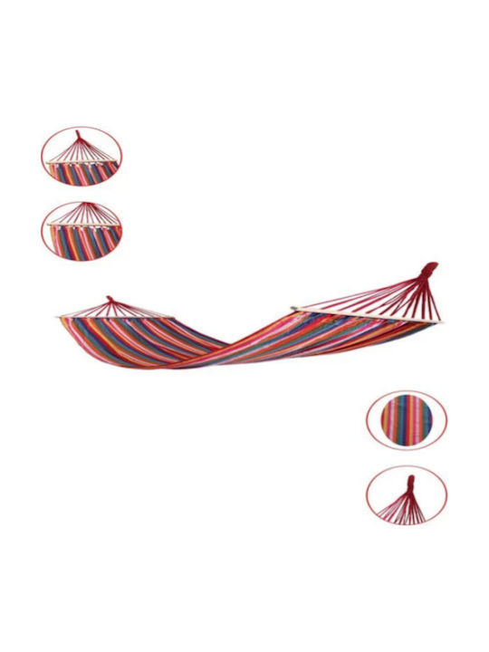 Doppelter Stoff Mehrfarbige Hängematte 200x150cm