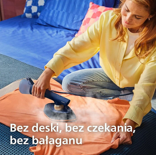 Philips Oneturn Gc215/20 Bekleidungsdampfer Hand 1800W mit Wassertankkapazität 300ml Blau