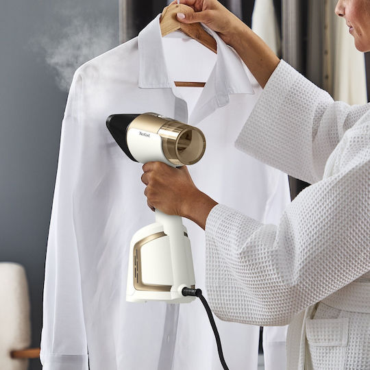 Tefal Aerosteam Handheld Garment Steamer 1400W with 130ml Tank White