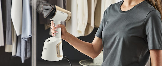 Tefal Aerosteam Handheld Garment Steamer 1400W with 130ml Tank White