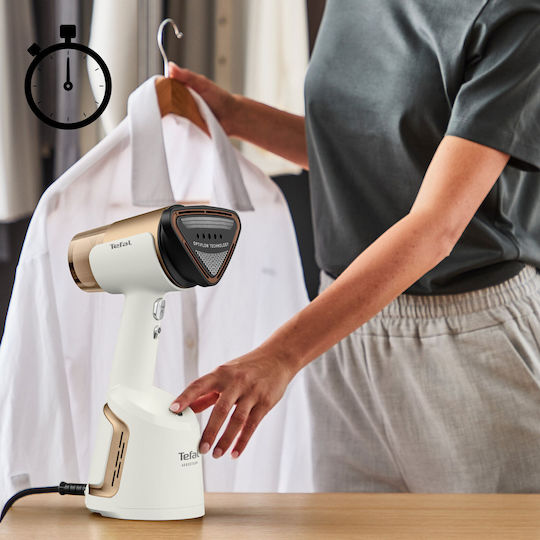 Tefal Aerosteam Handheld Garment Steamer 1400W with 130ml Tank White