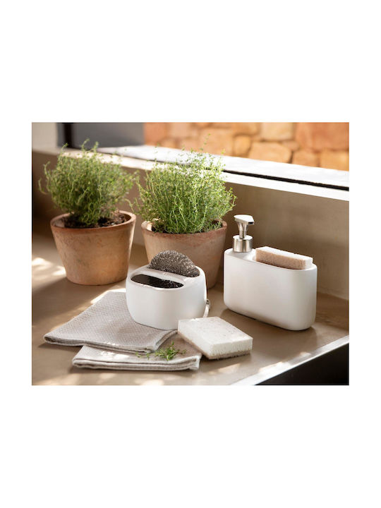 Andrea House Kitchen Ceramic White Dispenser 500ml