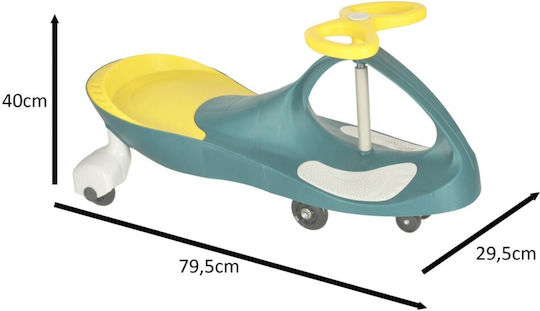 Autoturism Cu Pedală Cu Un Loc Verde