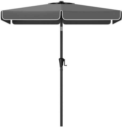Umbrella Floor Square Metal Gray 1.5x1.5m Umbrella Floor Square Metal Gray 1.5x1.5m