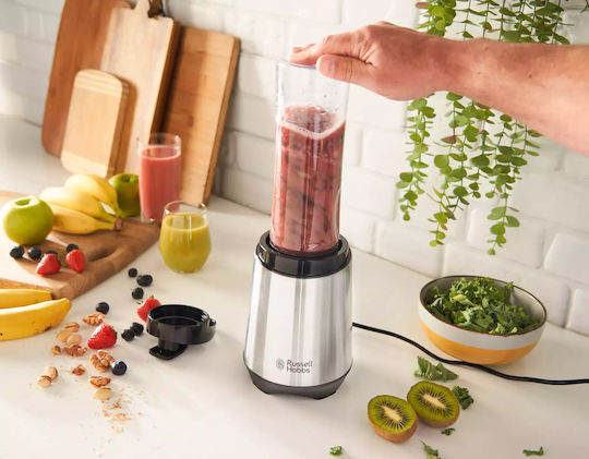 Russell Hobbs Blender cu Cană din Plastic 600 ml 300W Argintiu
