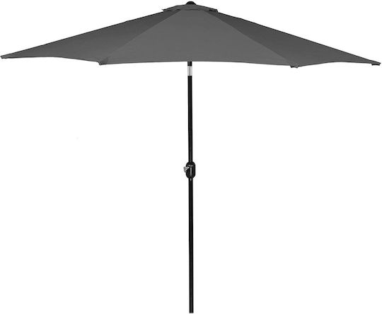 Umbrelă Metalică cu Rezistență la Vânt Gri Umbrelă Metalică cu Rezistență la Vânt Gri