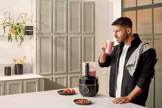 Panasonic Blender cu Cană de Sticlă 1.2 lt 950W Gri MX-HG4401KXE