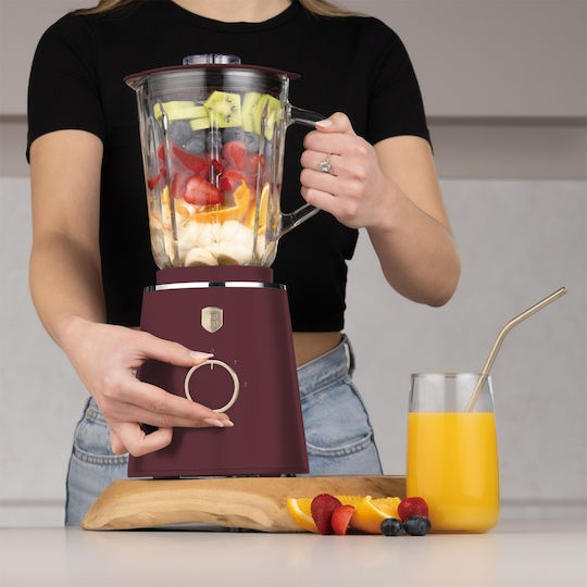 Berlinger Haus Mixer mit Glas-Kanäta 1.5 l 1000W Kupfer BH-9818