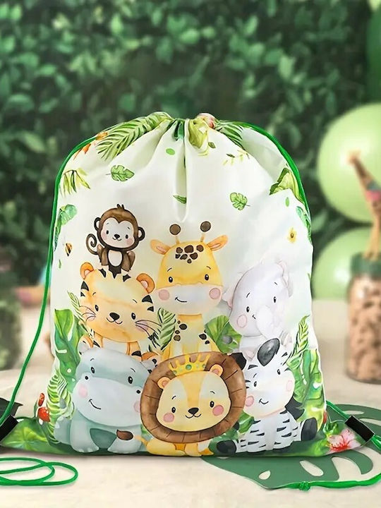 By Queen Animals Детска чанта Раница Зелена 34брx27брсм.