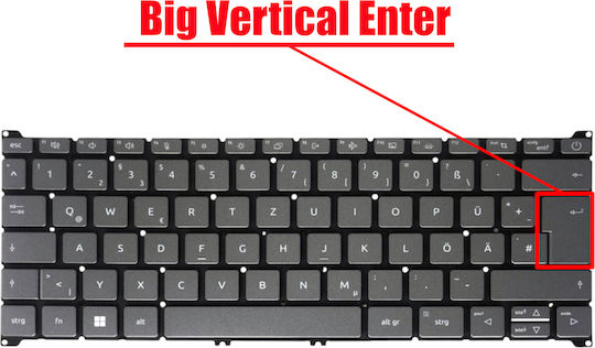 Deutsche Tastatur Für Laptop German Laptop Keyboard Acer Aspire 5 A514-56 A314-36p Sp314-55n Kbhjsp513-55n-a Po5cyxbc Dev-01daf 9z.nhmb Sn21b43727 Pk131zt1a05 De Nο Frame Backlight Gray Κωδ.41361degraybl