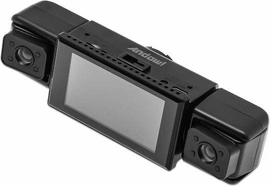 Andowl Q-CA720 Σετ Κάμερα DVR Αυτοκινήτου 4K με Οθόνη 3.16" & Κάμερα Οπισθοπορείας