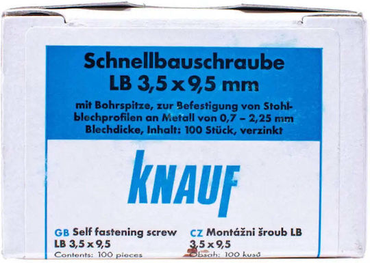 Knauf Винт За Гипсокартон 100 Броя