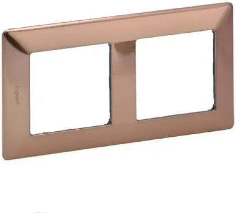 Double Frame Valena Life Legrand Copper