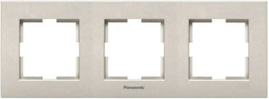 Triple Bronze Frame Ip20 Karre+ Panasonic
