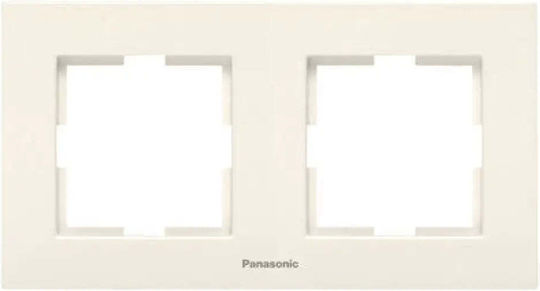 Двойна Хоризонтална Рамка Panasonic Karre Plus