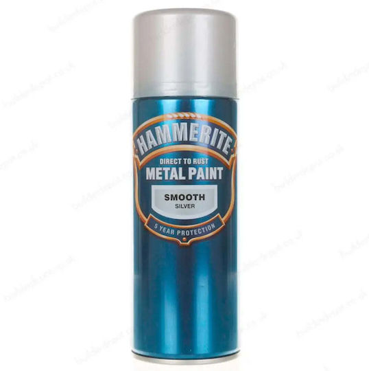 Hammerite Silver Gloss Spray Paint