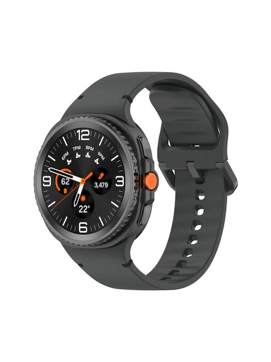 Edman Silicone Strap Gray (Galaxy Watch 8 / 8 Classic)