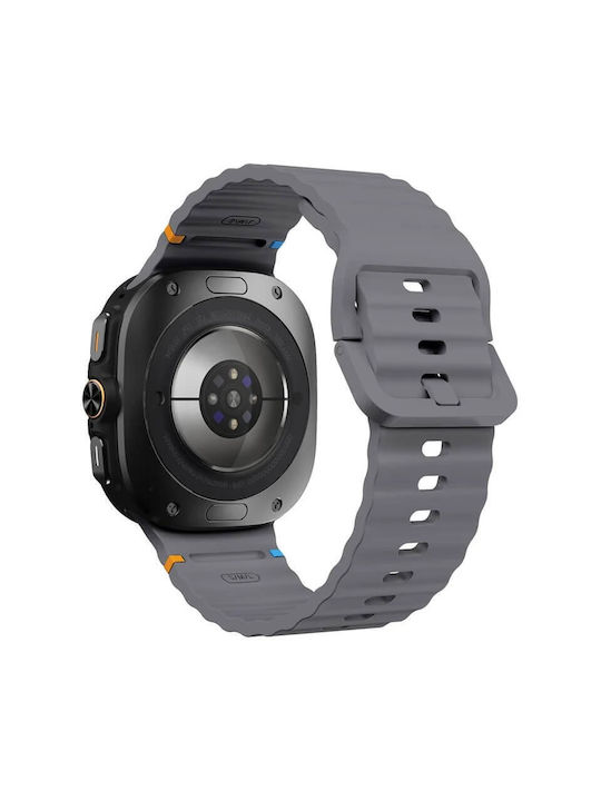 Edman Silikon Tragbare Bänder Grau Für Galaxy Watch Ultra