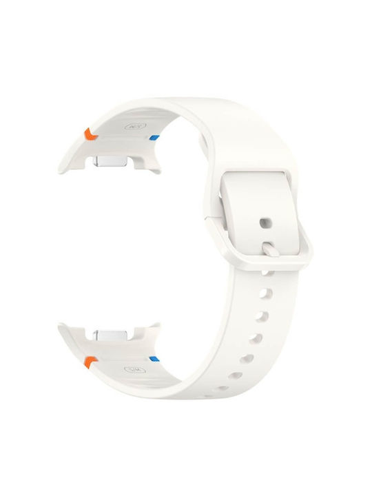 Edman Silicone Strap White (Galaxy Watch 8 / 8 Classic)