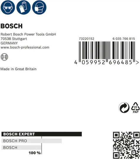 Sandpaper 115x140 P320 2 Pcs Bosch Expert W480