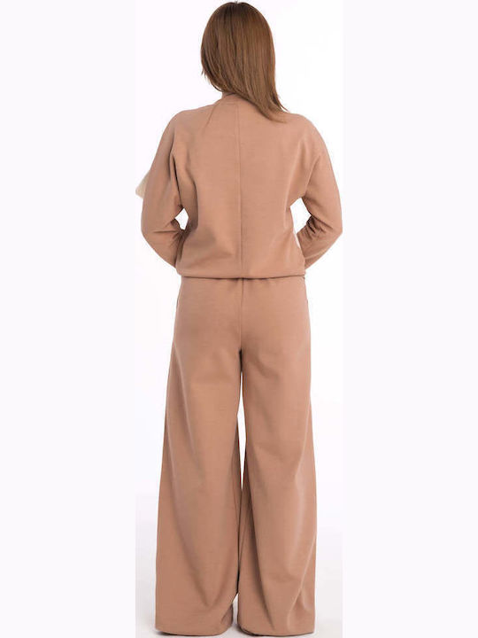 Women's Long Sleeve Multicolour Cotton Sweater