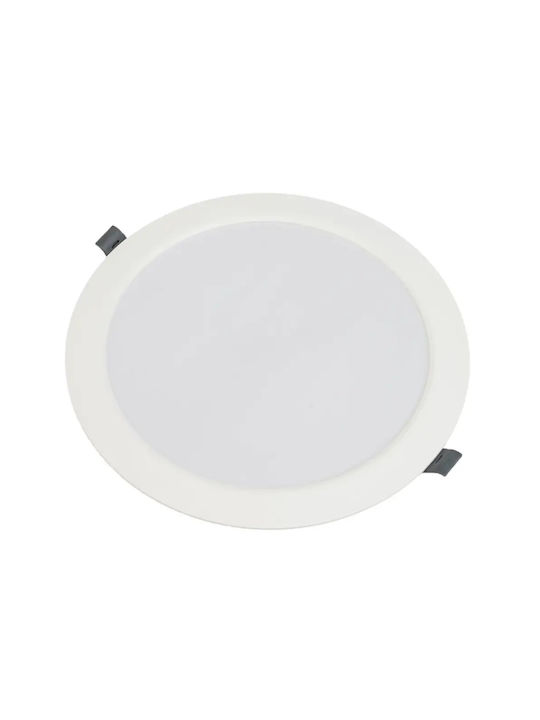 Lightex Light Таванно Осветително Тяло 29.4см Бяло с Интегриран LED