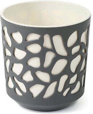 Lamela Plastic Grey Flower Pot Lamela Plastic Grey Flower Pot