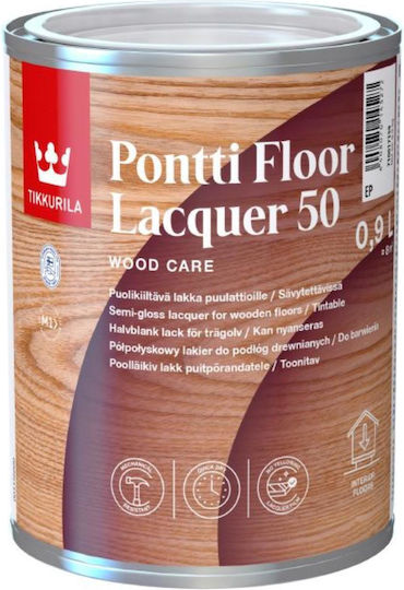 Acrylic Varnish Parquet Pu Pontti 0.9l