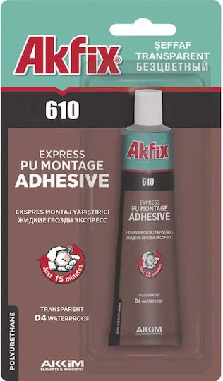 Colorless Polyurethane Adhesive Pu Express 610 50 Ml Akfix
