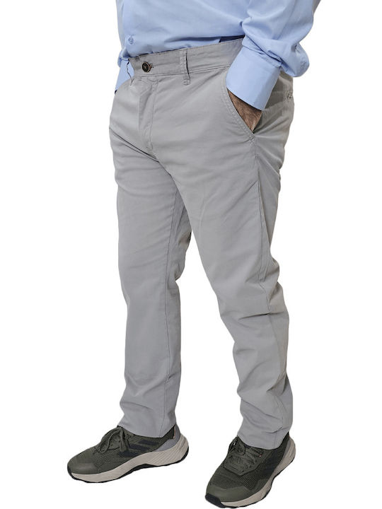 Παντελόνι Chino σε Slim Εφαρμογή Γκρι