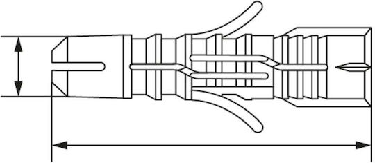 Universal Schraubanker NL 12x50mm Wbox 25 Stück