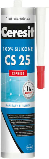 Санитарен Силикон Прозрачен Ceresit Cs 25 Express