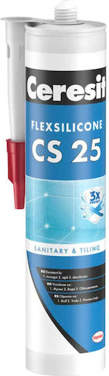 Sanitary Silicone White Ceresit Cs 25