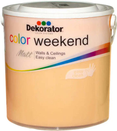 Colored Latex Paint Color Juicy Peach 2.5 L Dekorator