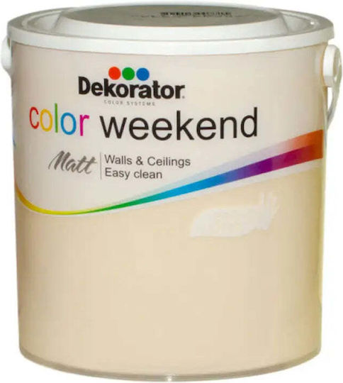 Colored Latex Mat Cream Brulee 2.5 L Dekorator