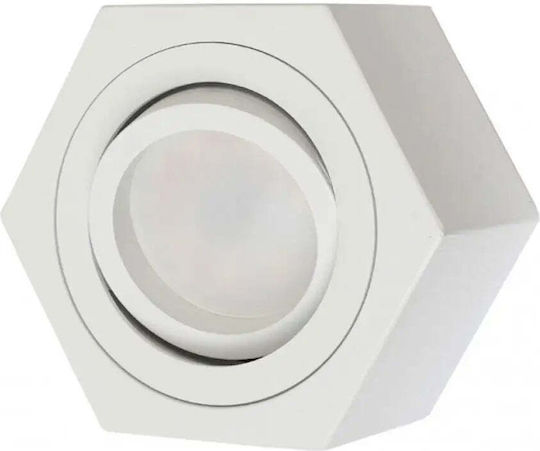 Lightex Spot with GU10 Socket in White Colour