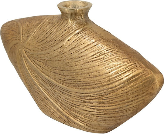 Artekko Βάζο Μεταλλικό Noble Χρυσό 22.3x11.5xΥ40.8cm