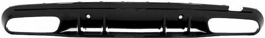 Rear Bumper Diffuser Mercedes-Benz C-Class W205 14-20 Sedan AMG 63 Look Black Tips Mercedes Benz Carner