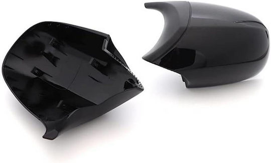 Καπάκια Καθρεφτών Bmw 1 E87 E81 E82 E88 3 E90 E91 E92 E93 M3/m4 Look Facelift Lci Μοντέλα Μαύρο Γυαλιστερό & Mat 2 Τεμάχια Bmw Cαrνεr