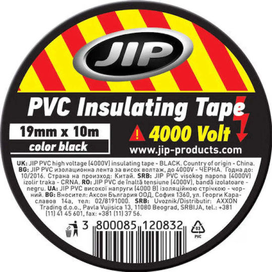 Pvc Insulation Tape Jip Black 10 M