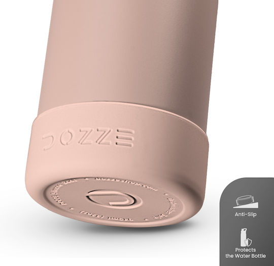 Dozze Husa Din Silicon Pentru Sticla De Apa Mare Roz Piersica