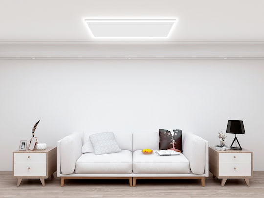 Ambianzza Panouri Radiante Cu Infraroșu De Tavan 800W Alb 128x63cm