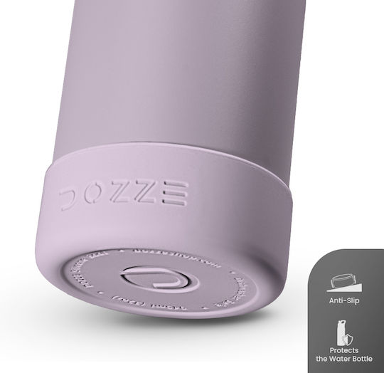 Dozze Water Bottle Silicone Boot Large Mauve Purple