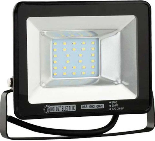 Horoz Electric Smd Προβολέας LED 20W Ψυχρό Λευκό 6400K