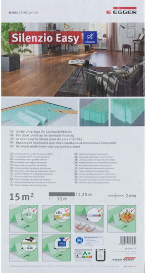 Xps Underlay Laminate Egger Silenzio Easy 15 M²