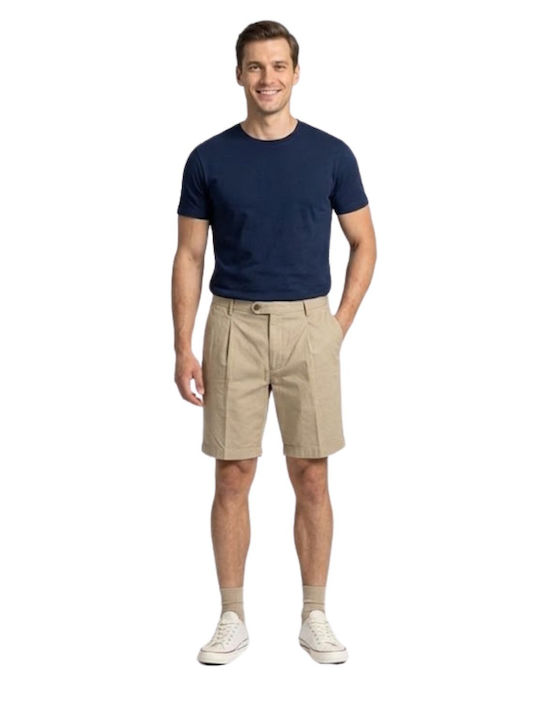 Herren Shorts Chino Beigen