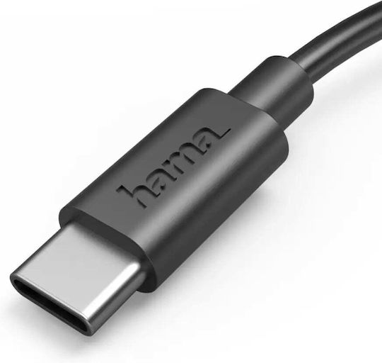 Hama Usb-c To Usb A Cable 0.5 M 480mbit/3a Black