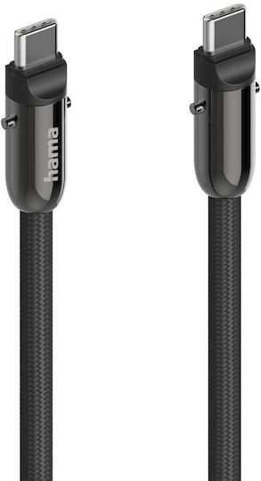 Hama Charging Cable Usb-c 2 In 1 Phone Connector 1.2 M Black