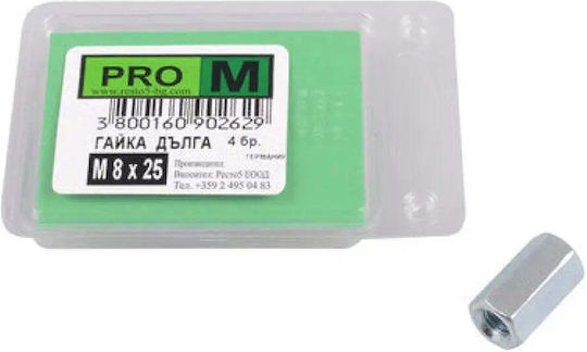Erweiterte Nuss 4 Stück Pro M M8